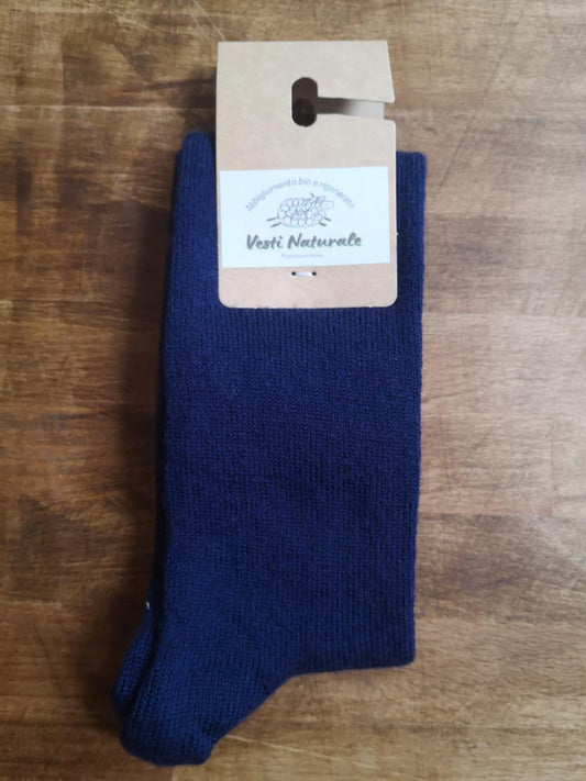Gambaletto tinta unita Lana Merino Extra Fine (donna)