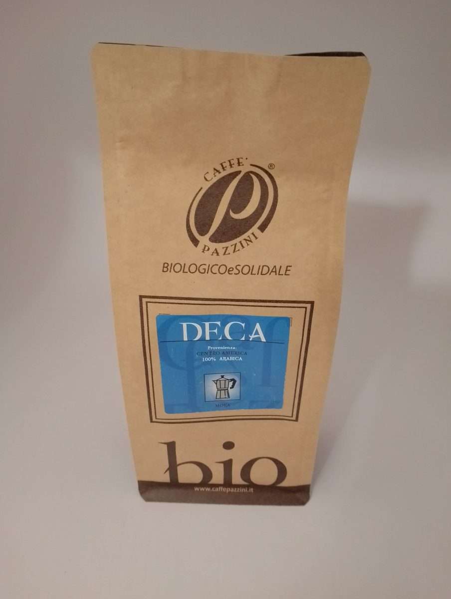 Decaffeinato per moka bio 250 gr - Pazzini