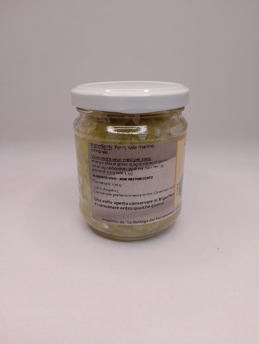Crauti di porro 170 gr - La Bottega del Fermentista