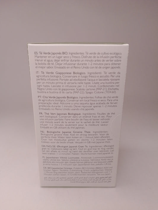 Organic Japanese Sencha 36 gr 20 filtri - Clearspring