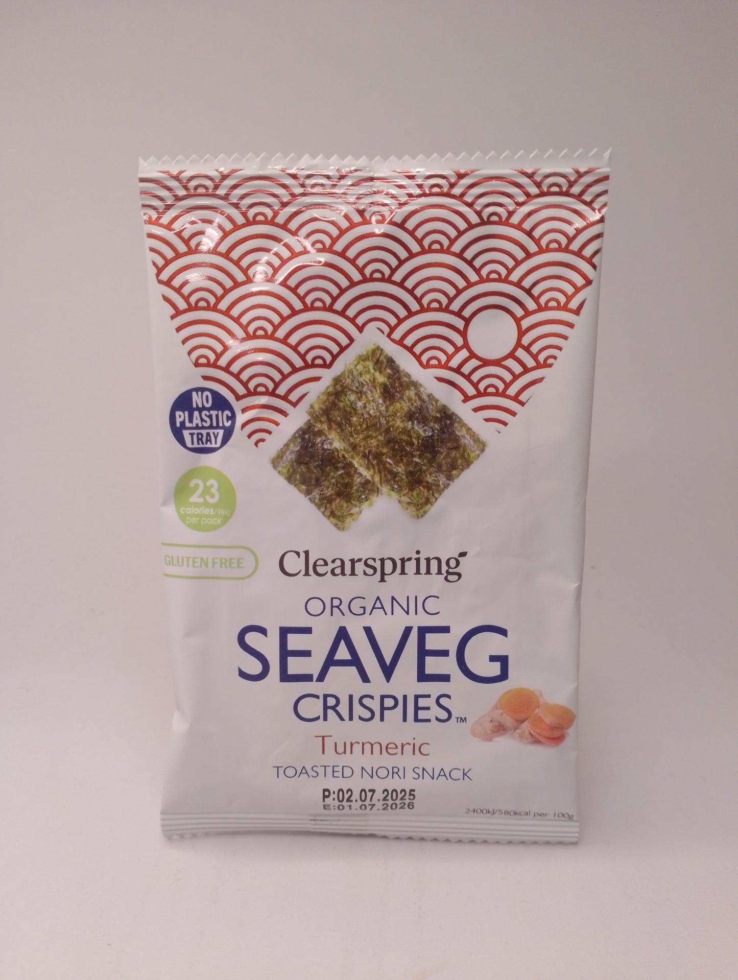 Alghe Nori alla Curcuma Bio 4 gr - Clearspring