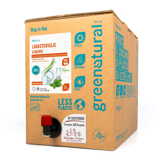 Lavastoviglie Liquido MENTA e EUCALIPTO - ecobio SFUSO
