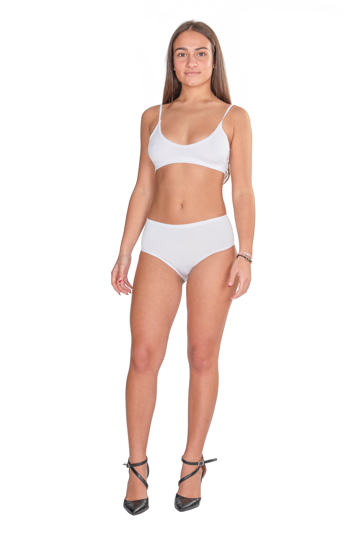 Top-Brassiere basic seta vegetale/ricino