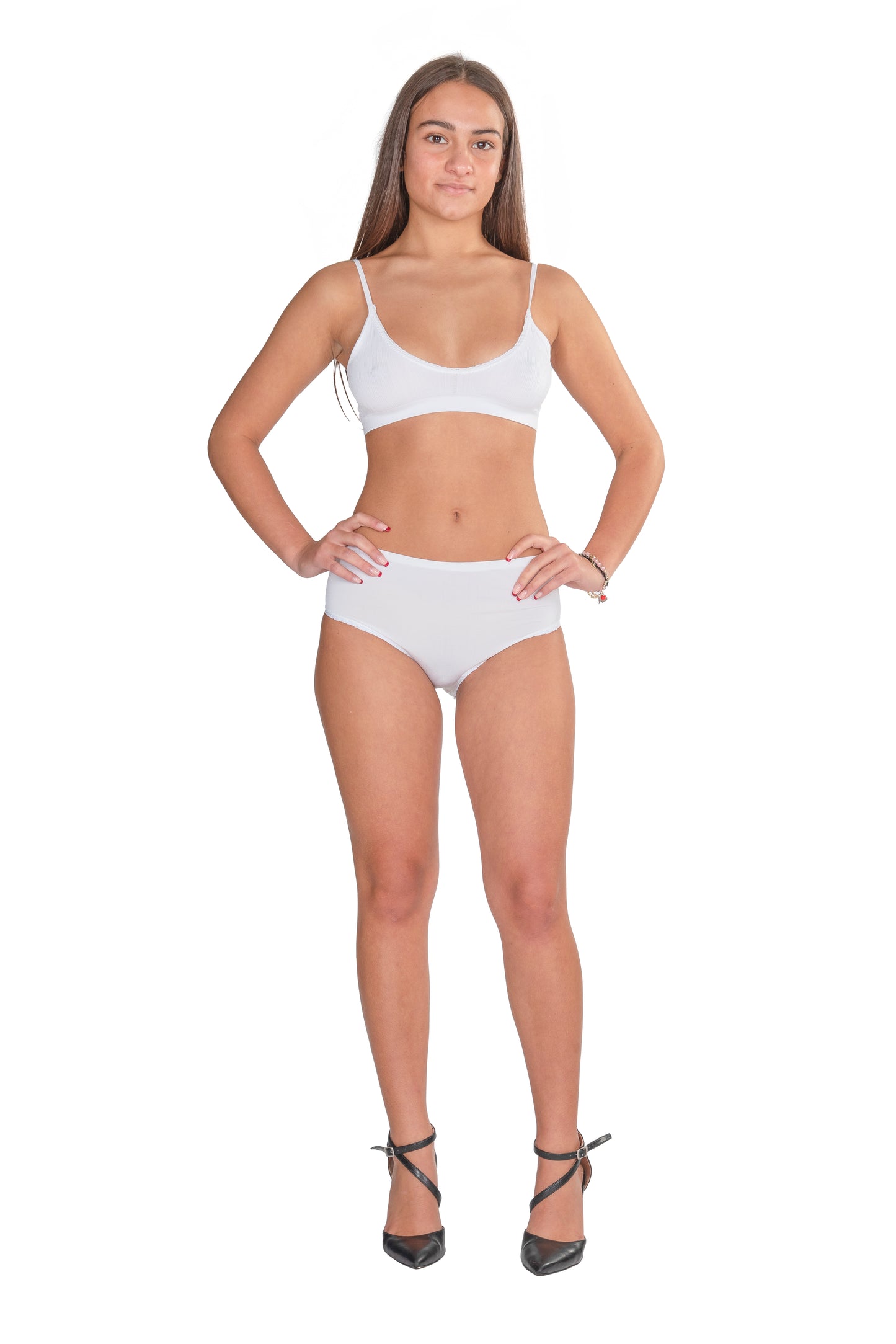 Top-Brassiere basic seta vegetale/ricino