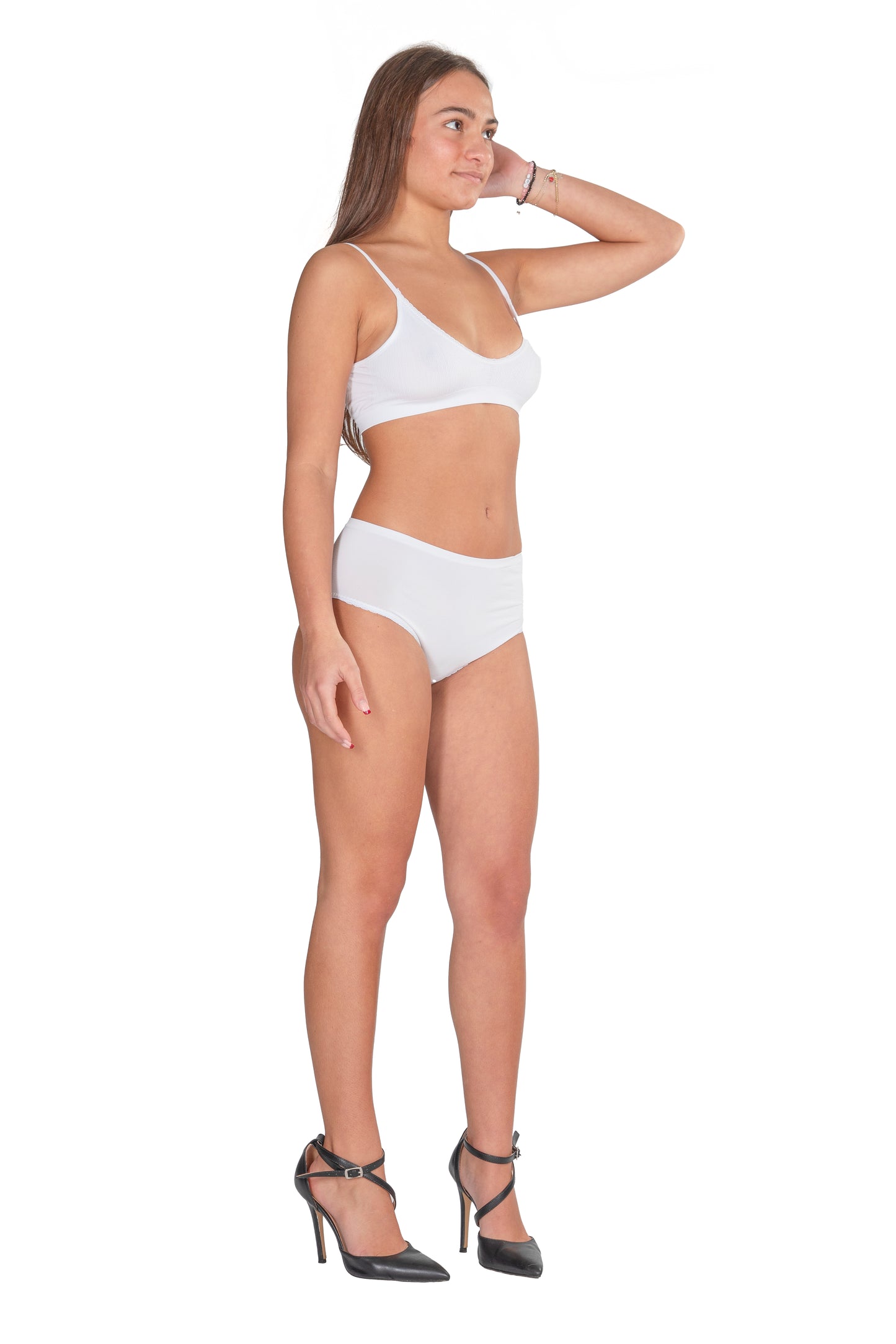 Top-Brassiere basic seta vegetale/ricino