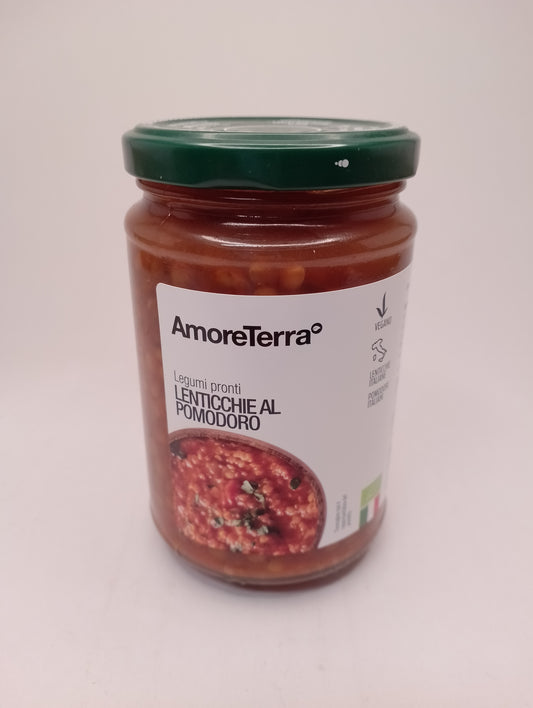 Zuppa Bio di Lenticchie al pomodoro Pronta 300g - Amoreterra