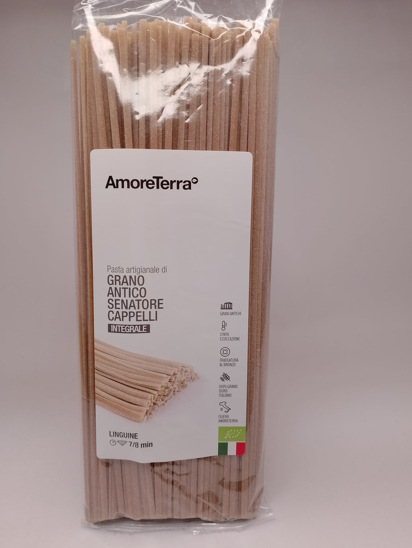 Linguine INTEGRALI senatore cappelli 500 gr - Amoreterra