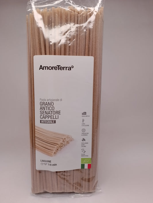 Linguine INTEGRALI senatore cappelli 500 gr - Amoreterra