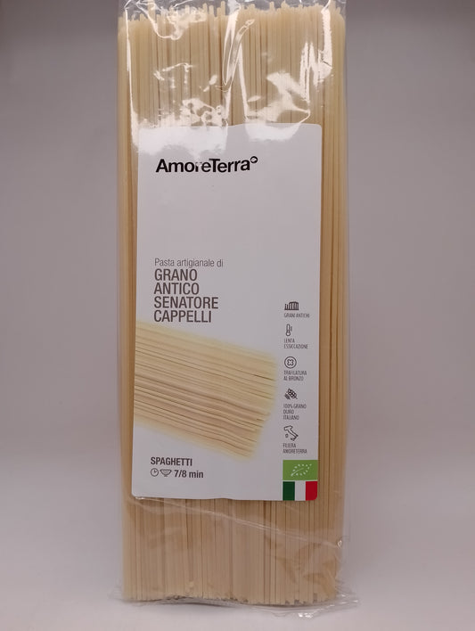 Spaghetti senatore cappelli 500 gr - Amoreterra