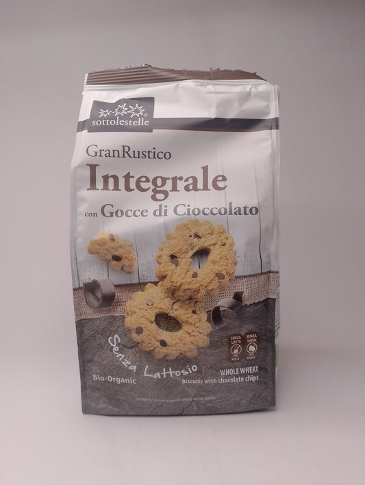 Granrustico Integrale con gocce cioccolato 300 gr - Sottolestelle