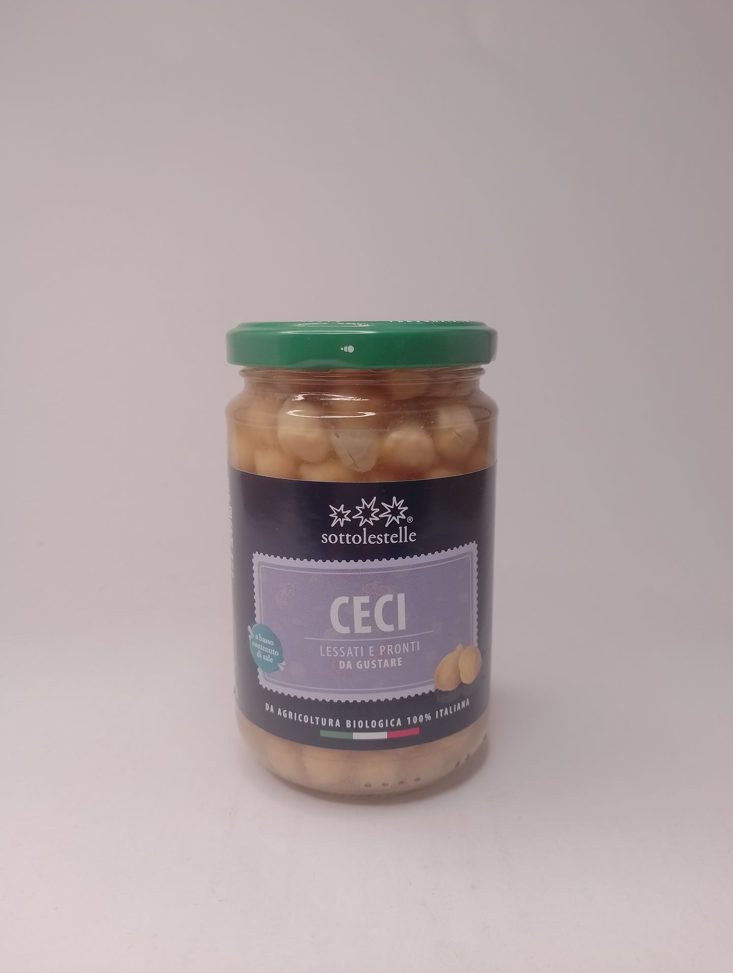 Ceci lessati 300 g vetro - Sottolestelle
