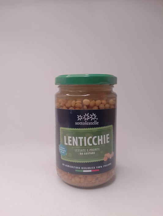 Lenticchie lessate 300 g vetro - Sottolestelle