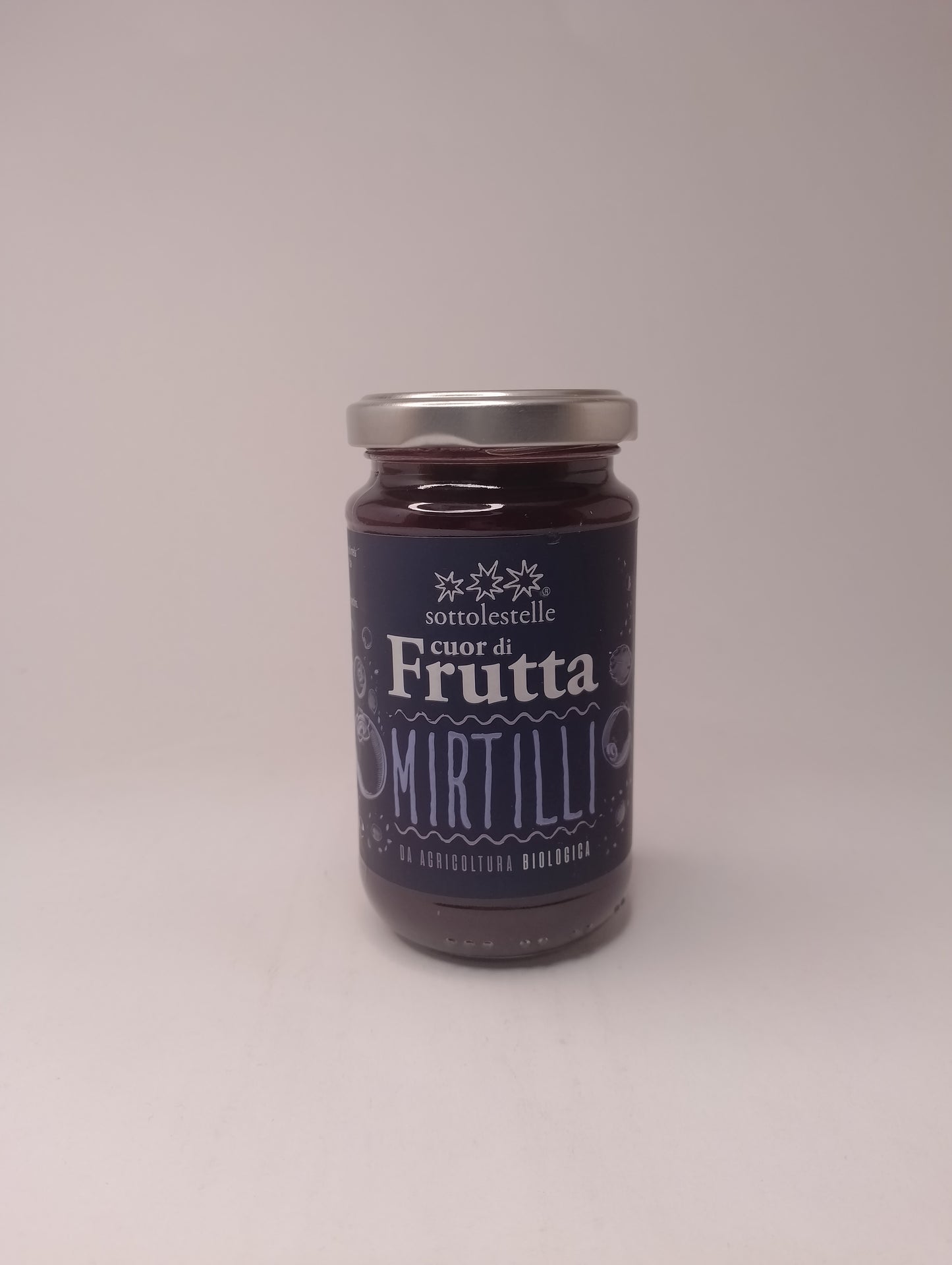 Composta Cuordifrutta Mirtilli - Solo Zuccheri Della Frutta 220gr - Sottolestelle