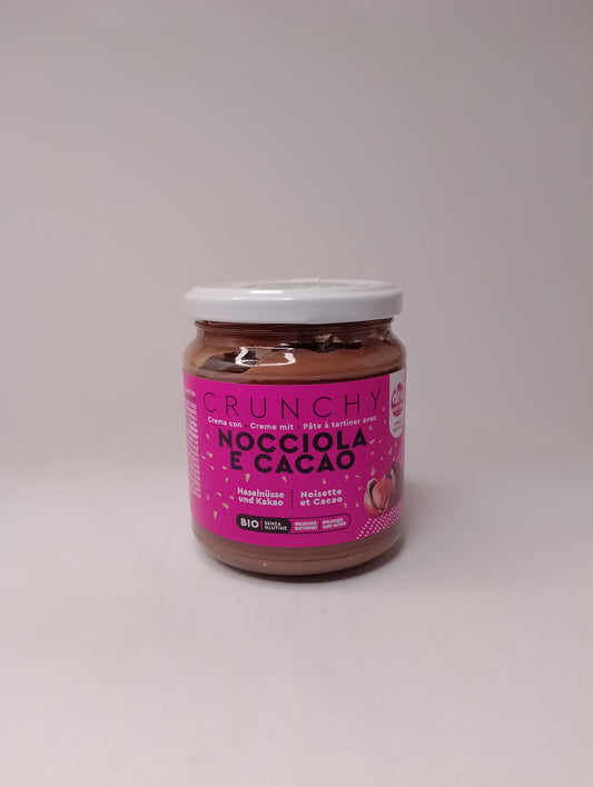 Crema Crunchy con Nocciola e Cacao Bio 300gr