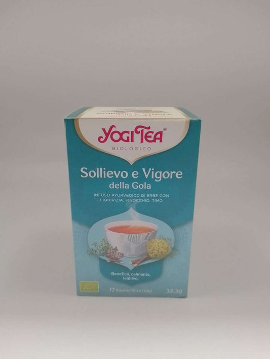 Yogi tea sollievo e vigore della gola 32 gr