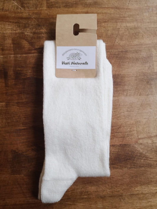Gambaletto tinta unita Lana Merino Extra Fine (donna)
