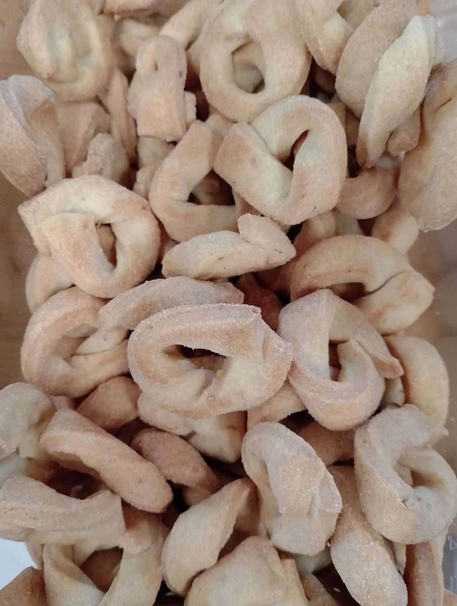 Taralli vegan di grano antico con semi di finocchio 160gr