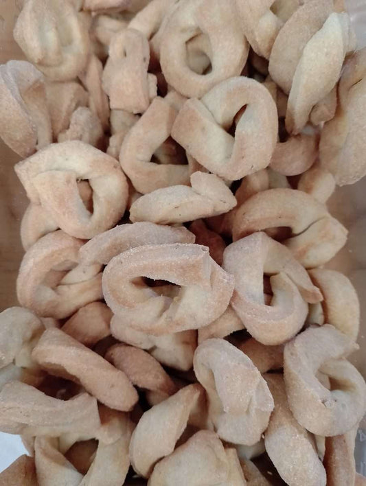 Taralli vegan di grano antico con semi di finocchio 160gr