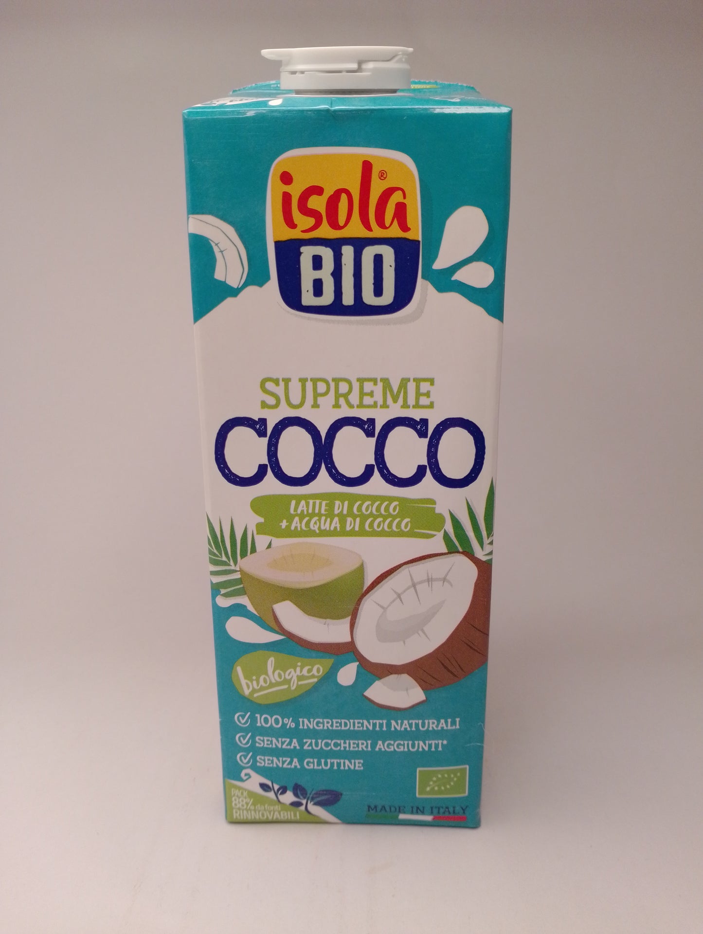 Bevanda di cocco bio 1 Lt - Isolabio