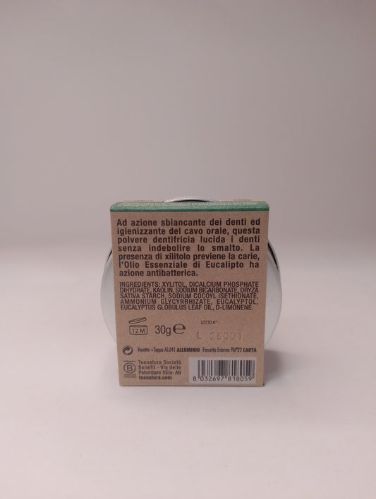 Dentifricio in polvere eucalipto – Tea Natura 30g