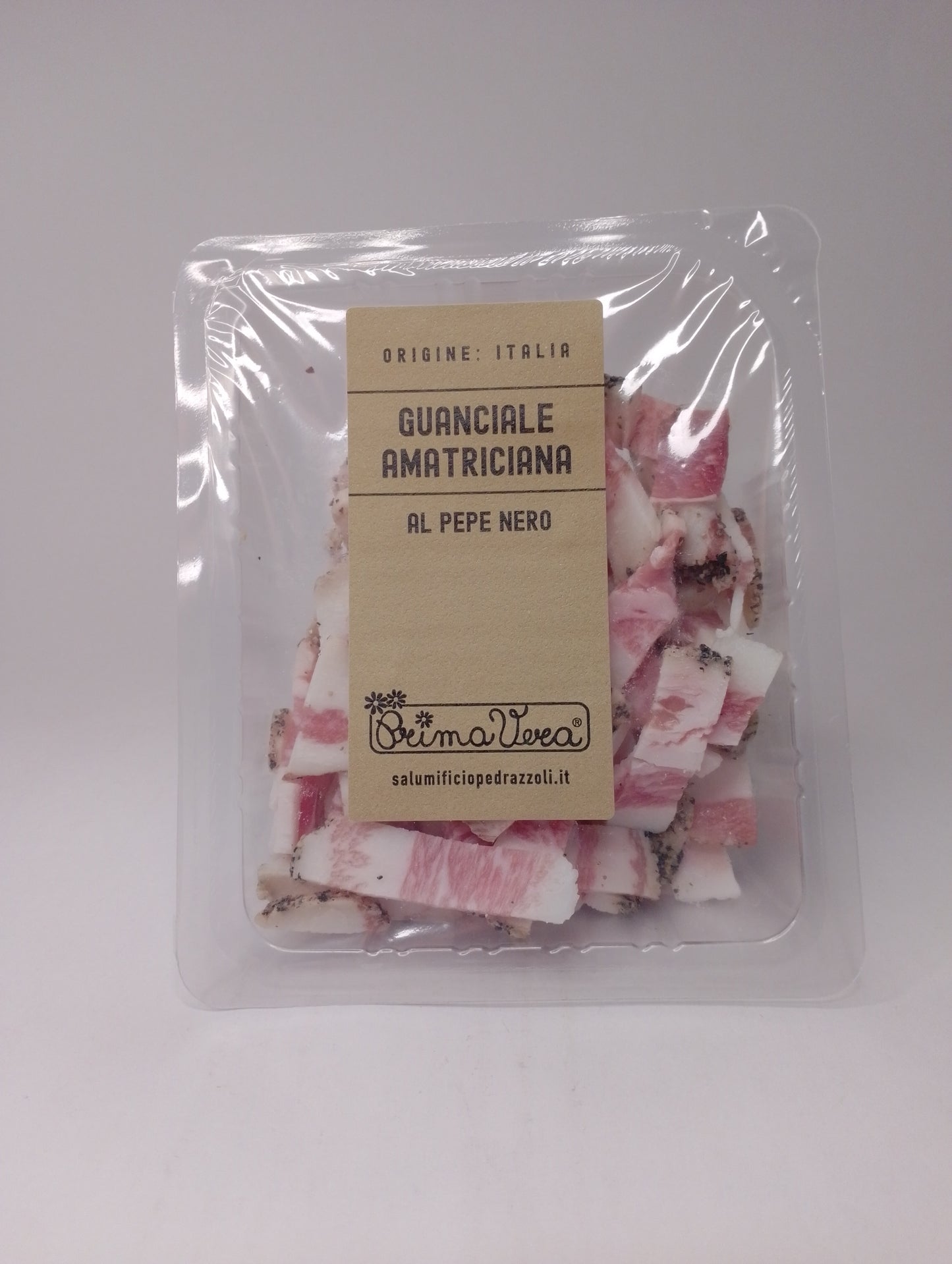 Guanciale amatriciana a listarelle 100 gr - Primavera