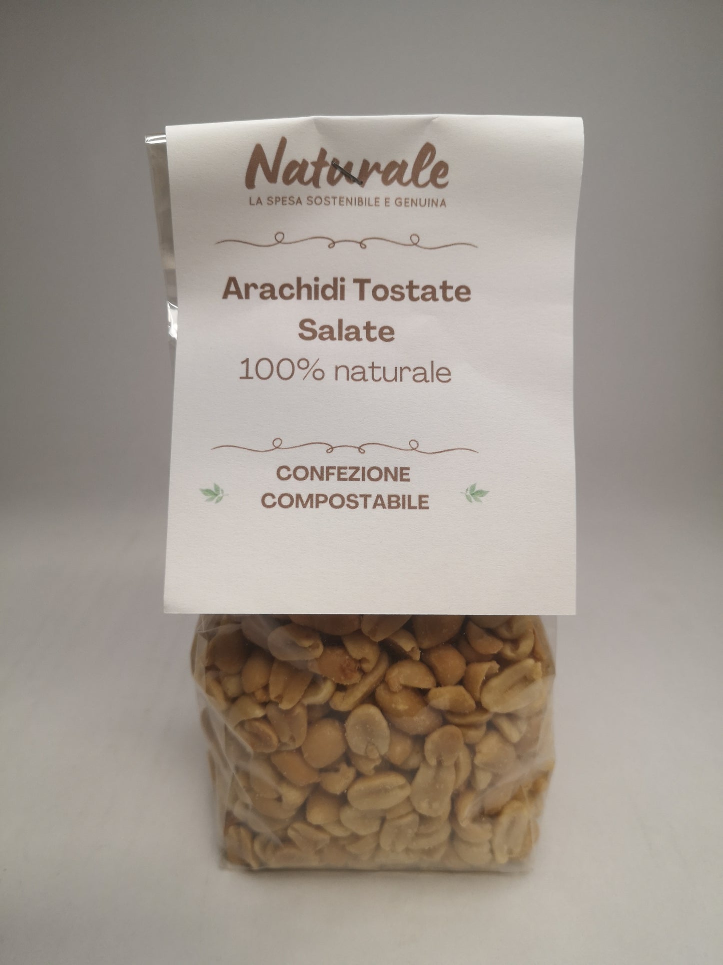 Arachidi sgusciate tostate salate 250 gr Non Ue - Il Naturale