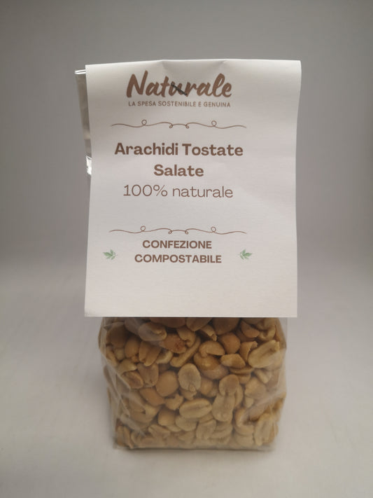 Arachidi sgusciate tostate salate 250 gr Non Ue - Il Naturale