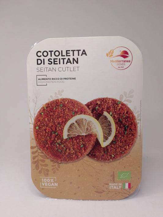 Cotoletta di Seitan Dorata Bio - Mediterranea
