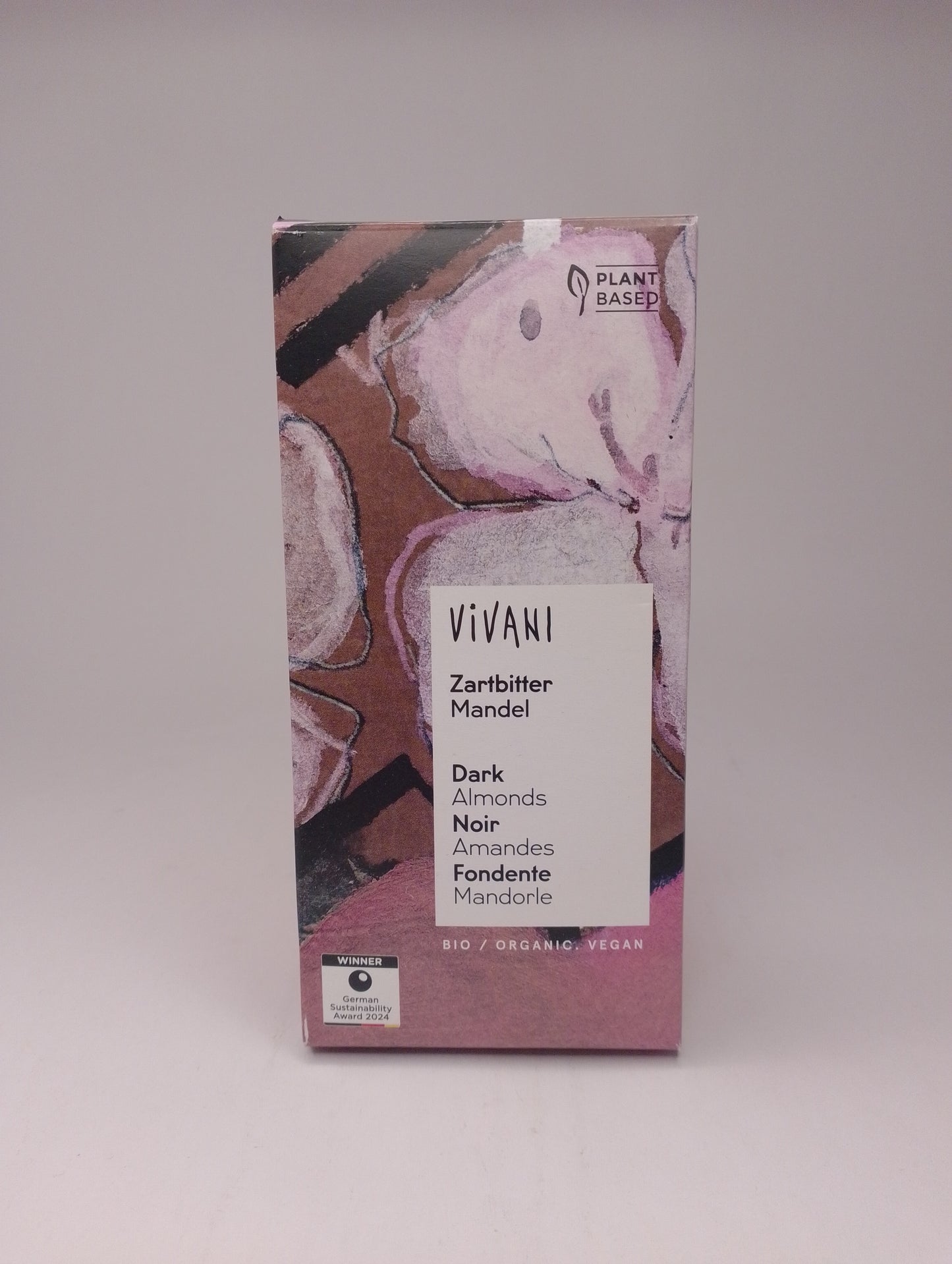 Cioccolato Fondente alle mandorle 100gr - Vivani