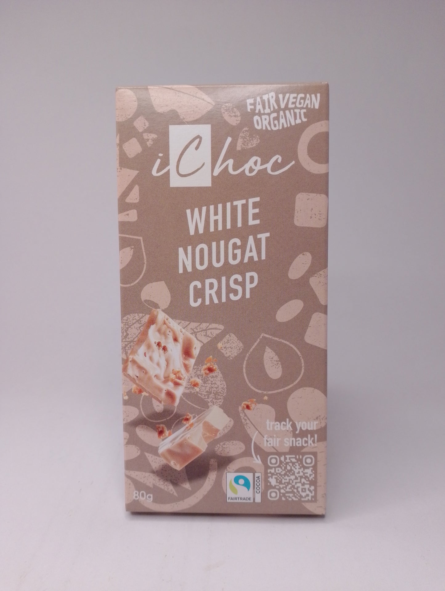 Cioccolato al Torrone Bianco Vegan 80 gr - Vivani