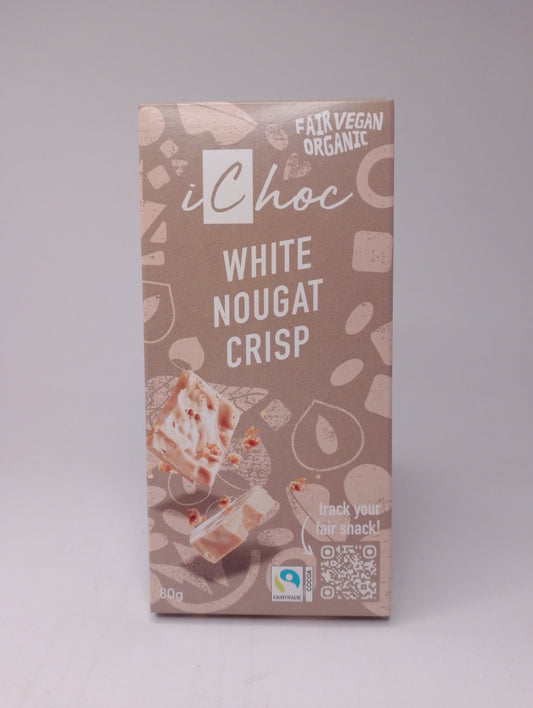 Cioccolato al Torrone Bianco Vegan 80 gr - Vivani