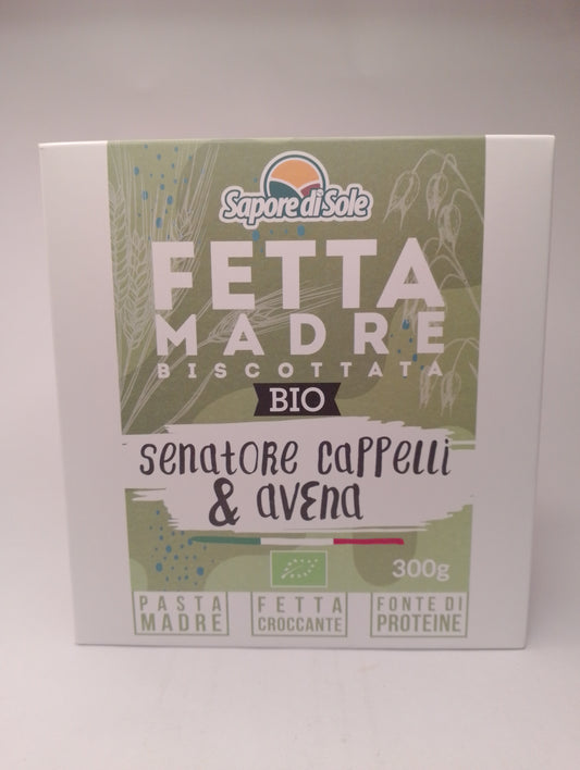 Fette biscottate Senatore Cappelli e Avena Bio 300 gr - Sapore di Sole