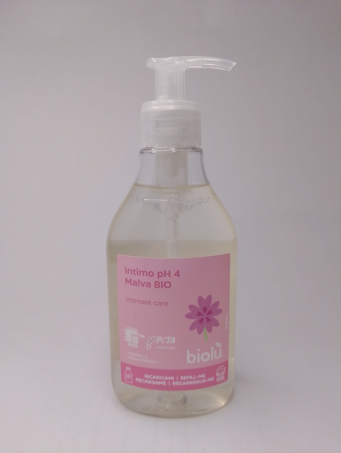 Detergente intimo pH4 malva – Biolù 250ml