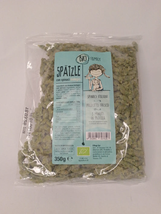 Spatzle con spinaci 350g - Baule Volante
