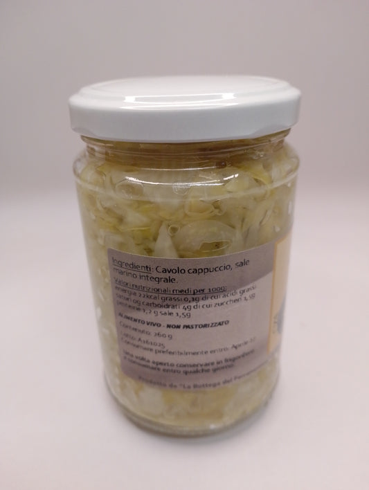 Crauti classici di cavolo cappuccio 260 gr - La Bottega del Fermentista