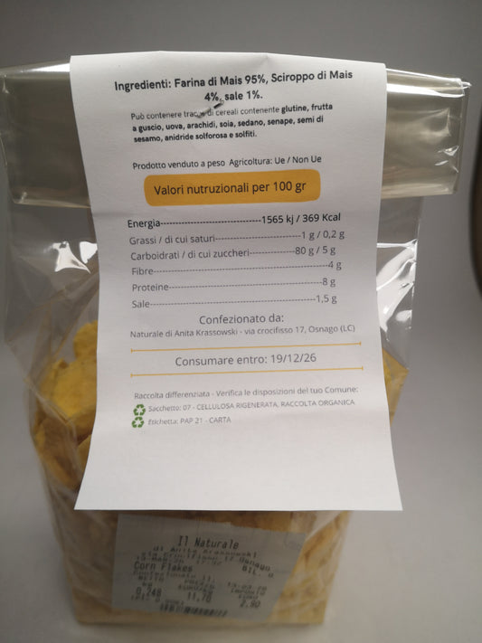 Corn Flakes 250 gr - Il Naturale