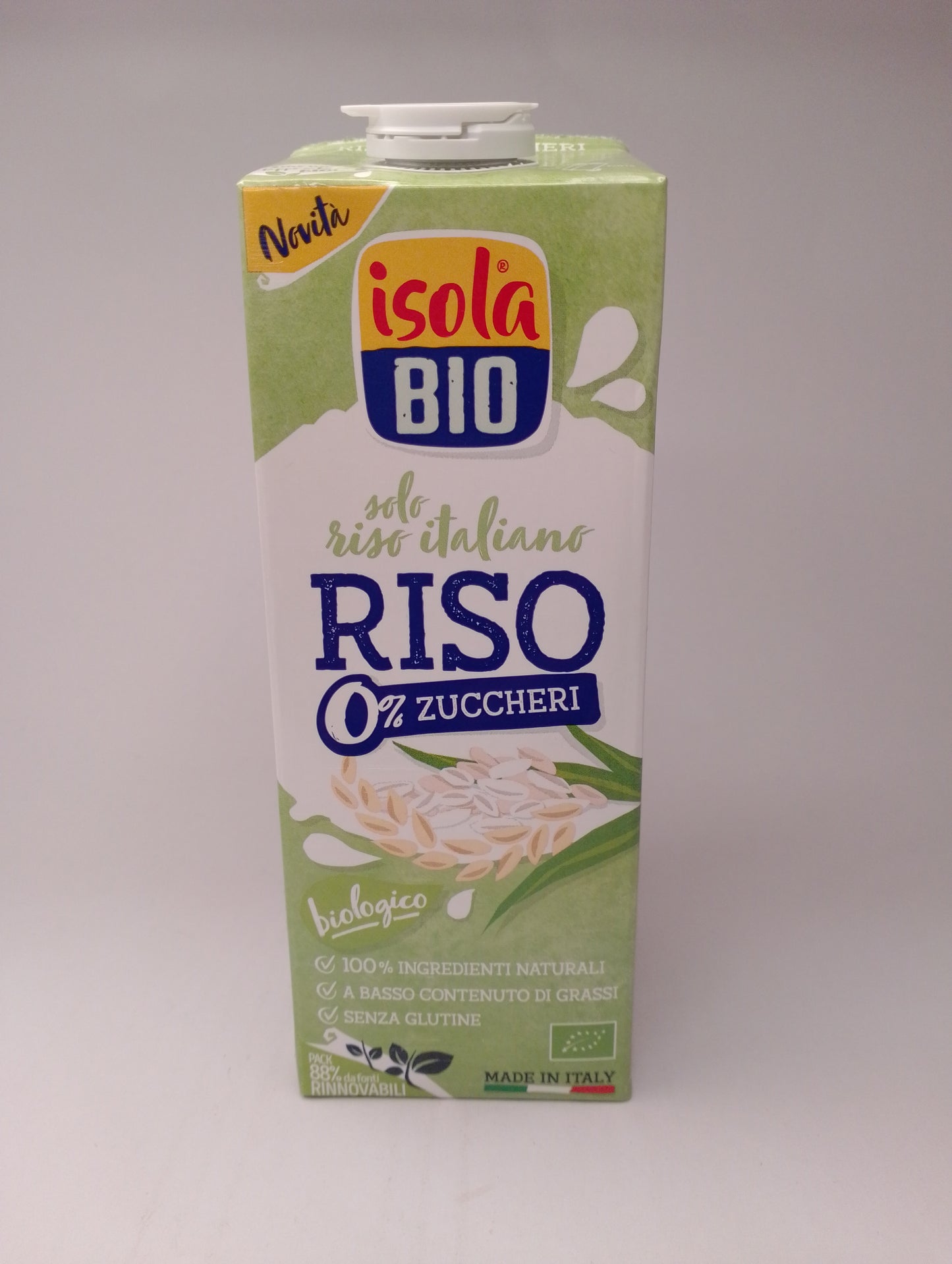 Bevanda di riso senza zuccheri  bio 1 L - Isolabio