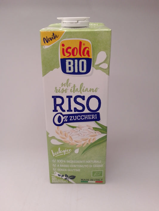 Bevanda di riso senza zuccheri  bio 1 L - Isolabio