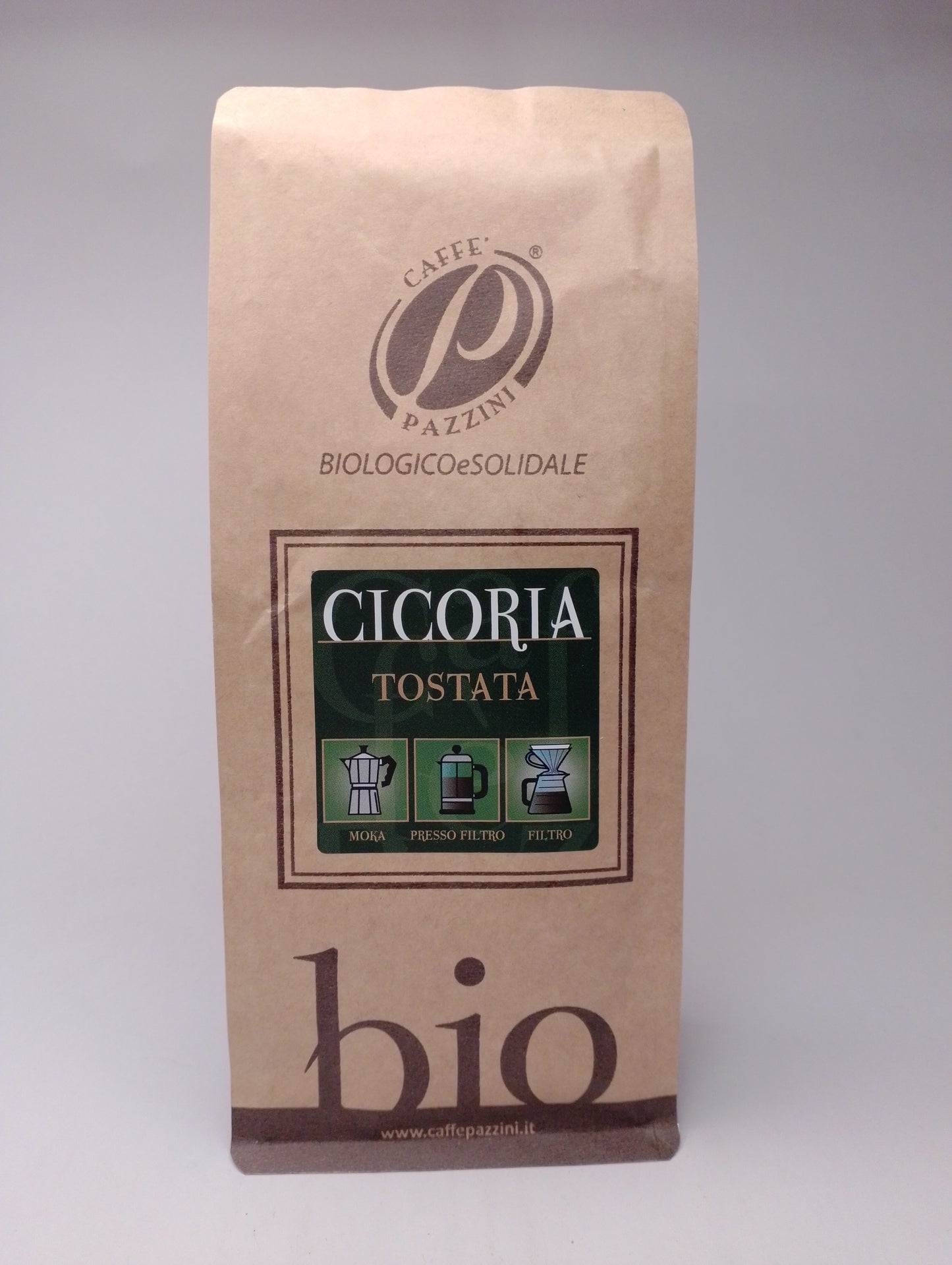 Cicoria tostata per moka bio 250 gr - Pazzini