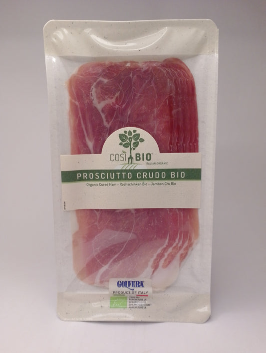 Prosciutto crudo riserva bio 80 gr (preaffettato) - Così Bio