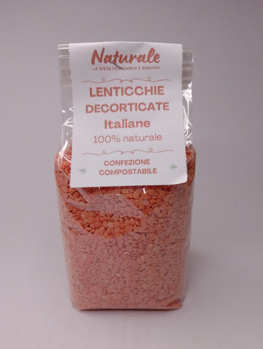 Lenticchie rosse decorticate 500 gr - Il Naturale