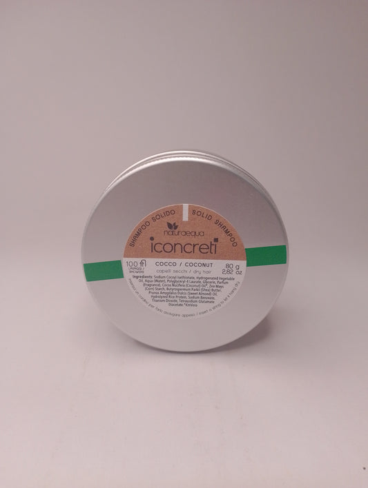 Shampoo solido capelli secchi Cocco – Naturaequa 80g