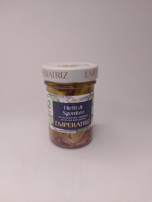 Filetti di Sgombro in olio evo 180 gr