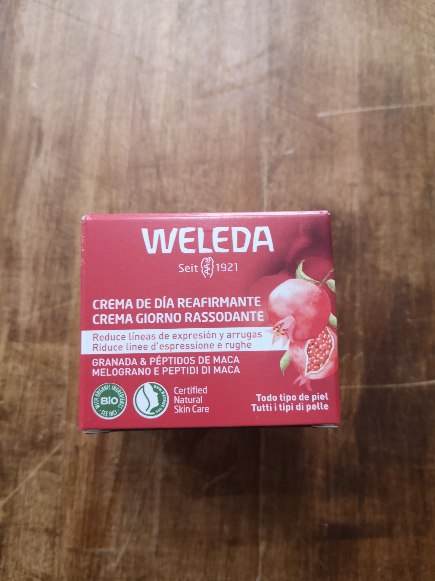 Melograno&peptidi di maca - crema giorno rassodante – Weleda 40 ml