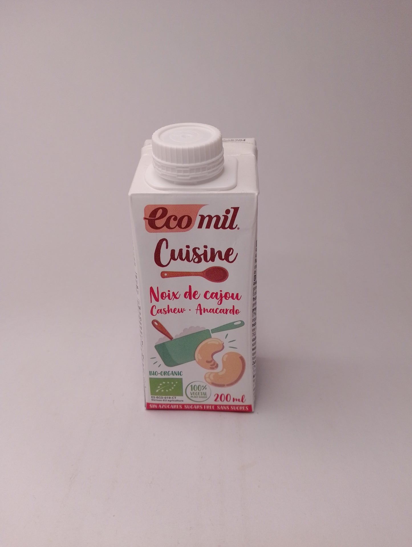 Panna da cucina Anacardi 200 ml - Ecomil