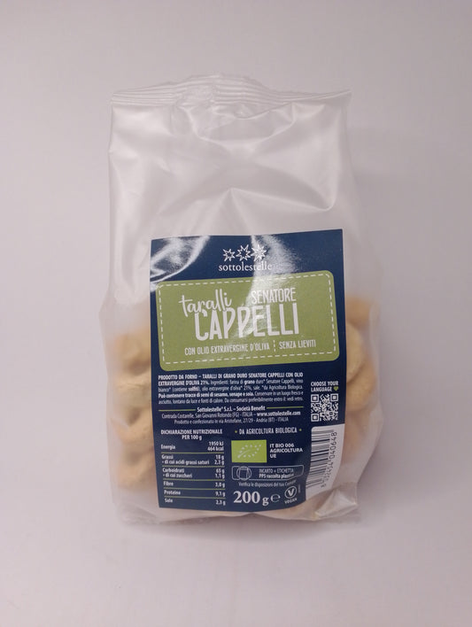 Taralli Senatore Cappelli bio 200 gr  - Sottolestelle
