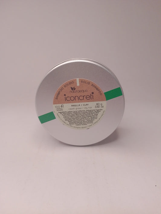 Shampoo solido capelli grassi Argilla – Naturaequa 80g