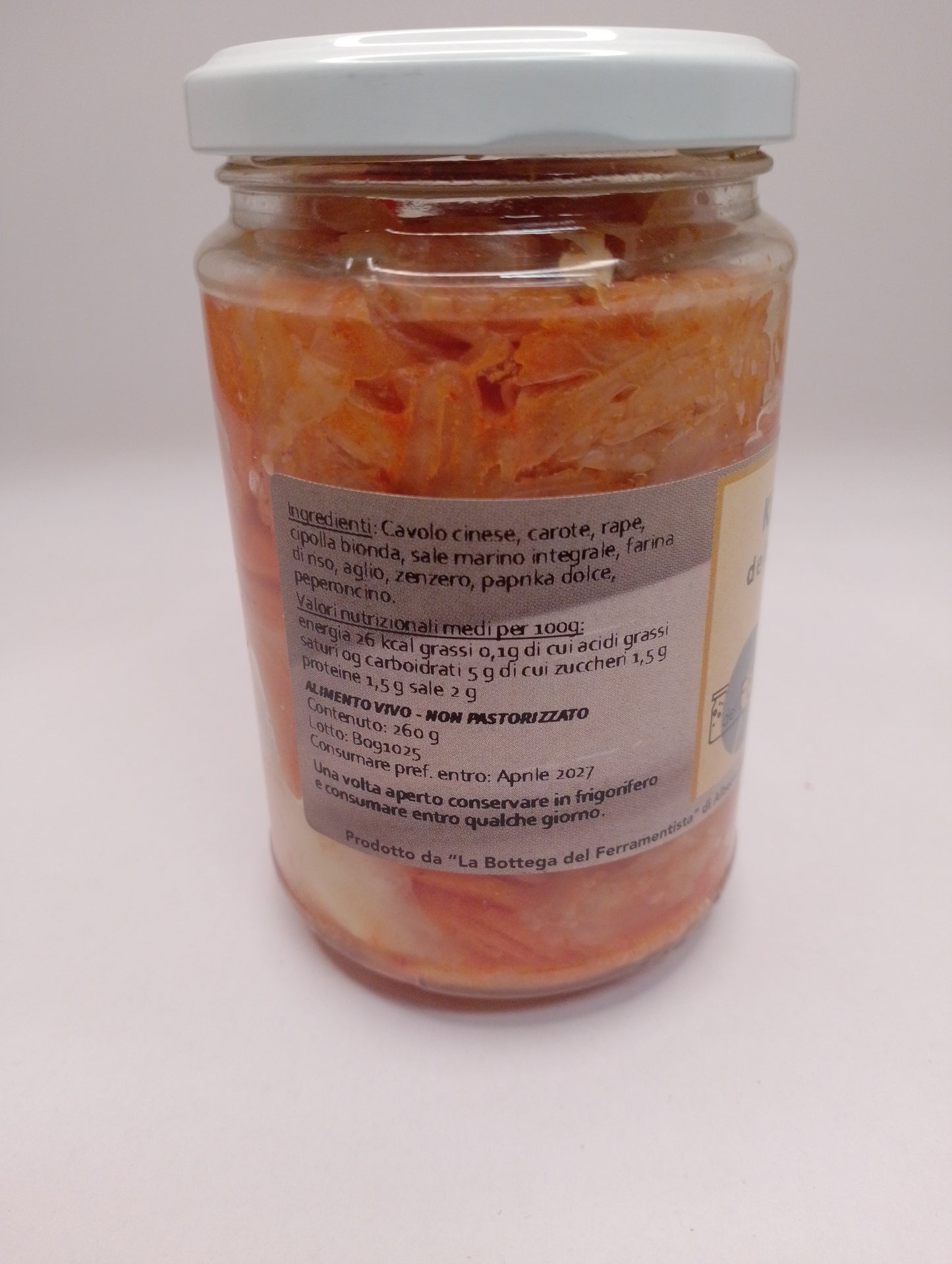 Kimchi della bottega 260 gr - La Bottega del Fermentista