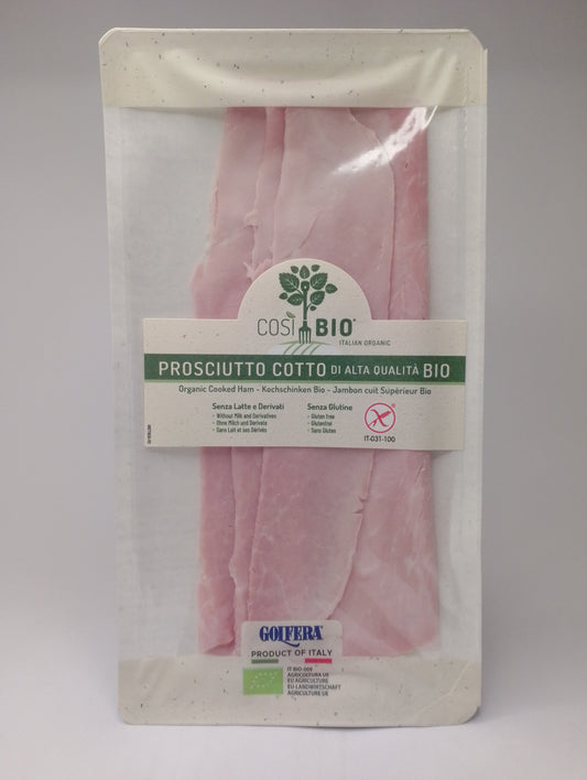 Prosciutto cotto bio 80 gr (preaffettato) - Così Bio