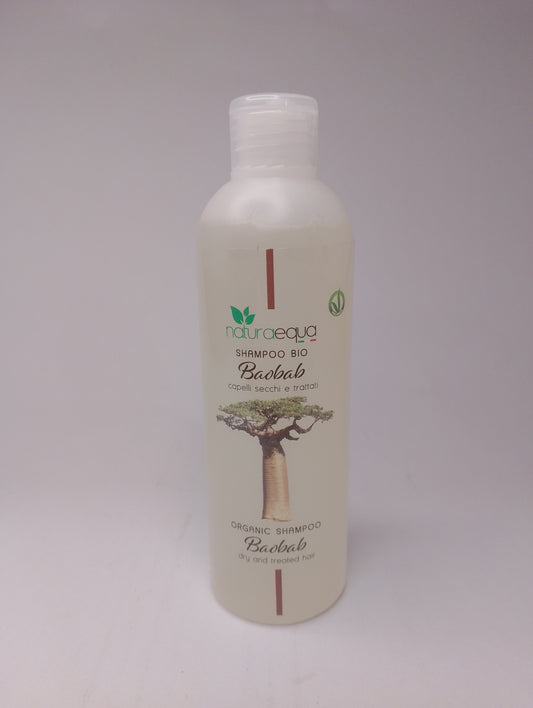 Shampoo capelli secchi Baobab – Naturaequa 250ml
